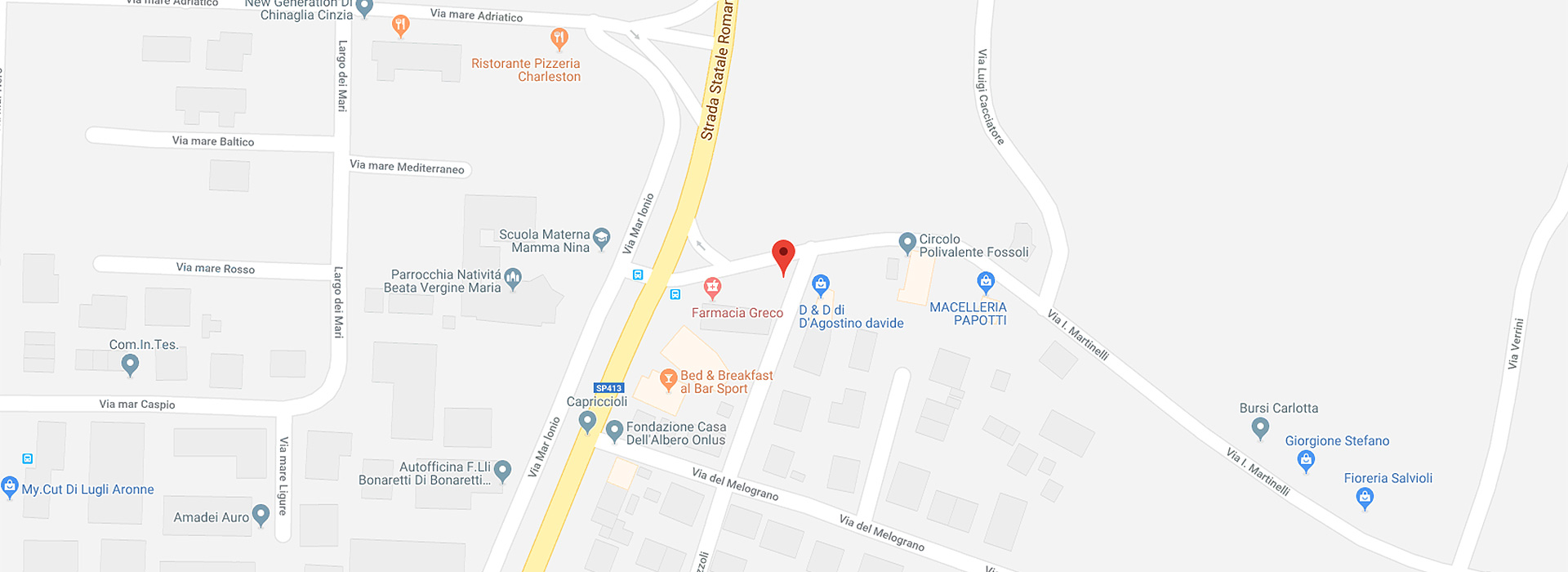 Cartina Farmacia Greco Carpi